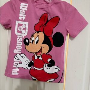 Disney Kids Minnie Mouse Purple Tee